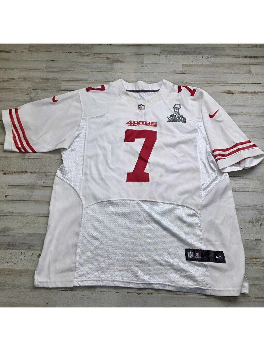 NFL San Francisco 49ers Colin Kaepernick Super Bowl XLVII Nike Stitched Jersey